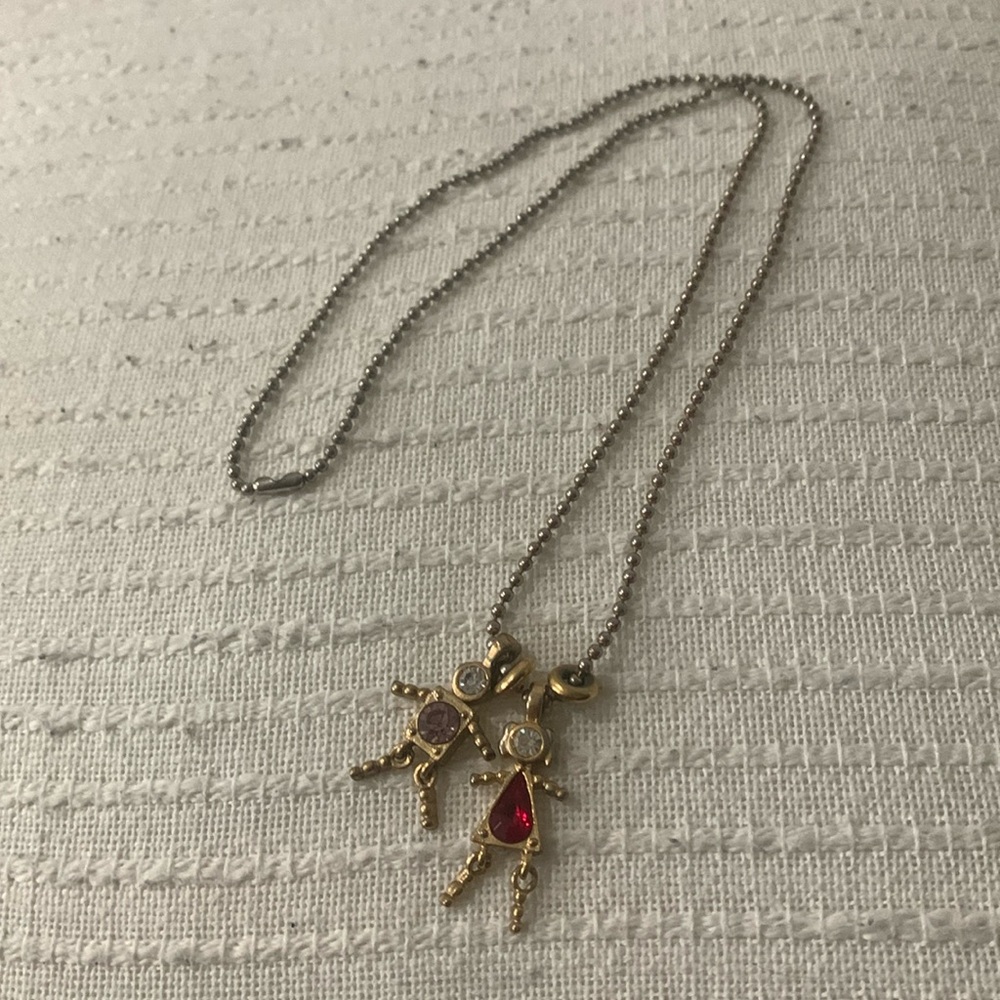 Feb/July Birthstone Pendant Necklace